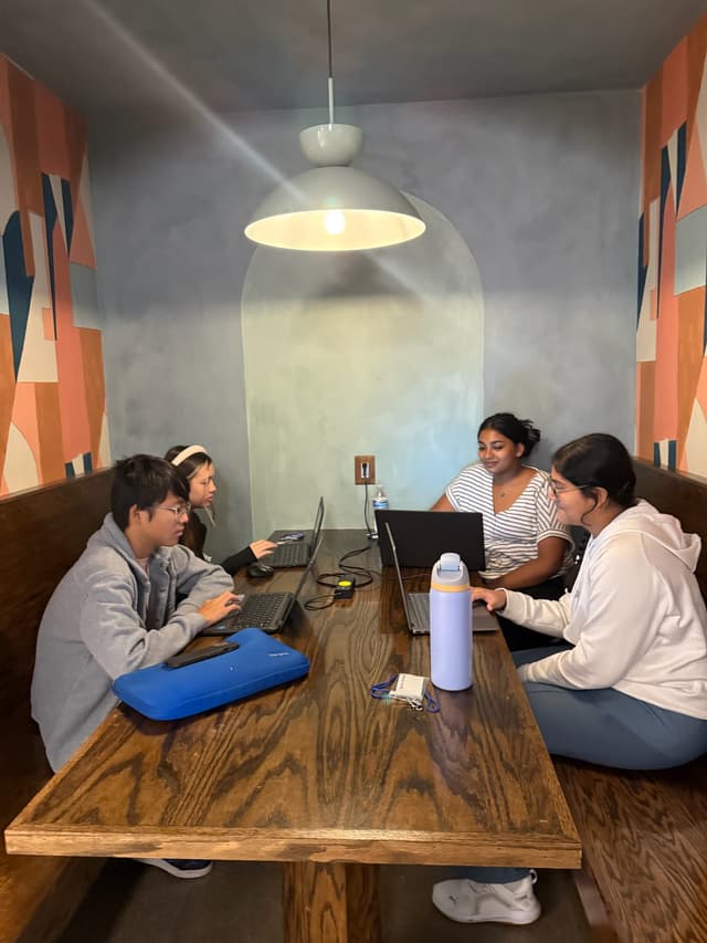 Students Working